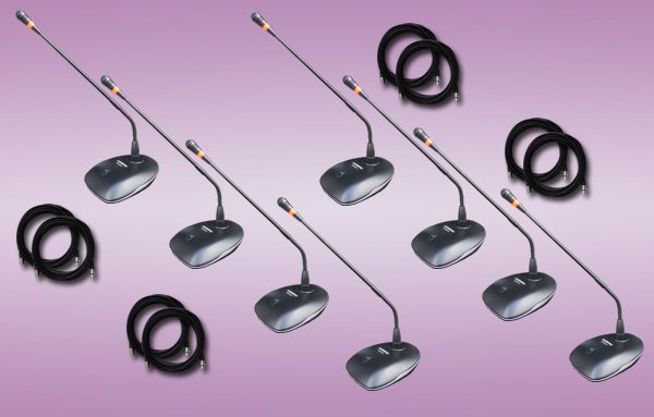 Mic meja kabel auderpro ap-917 M11 8 mikrofon